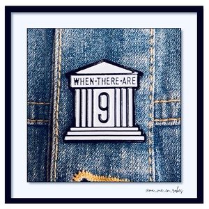 Ginsberg Quip on a Pin